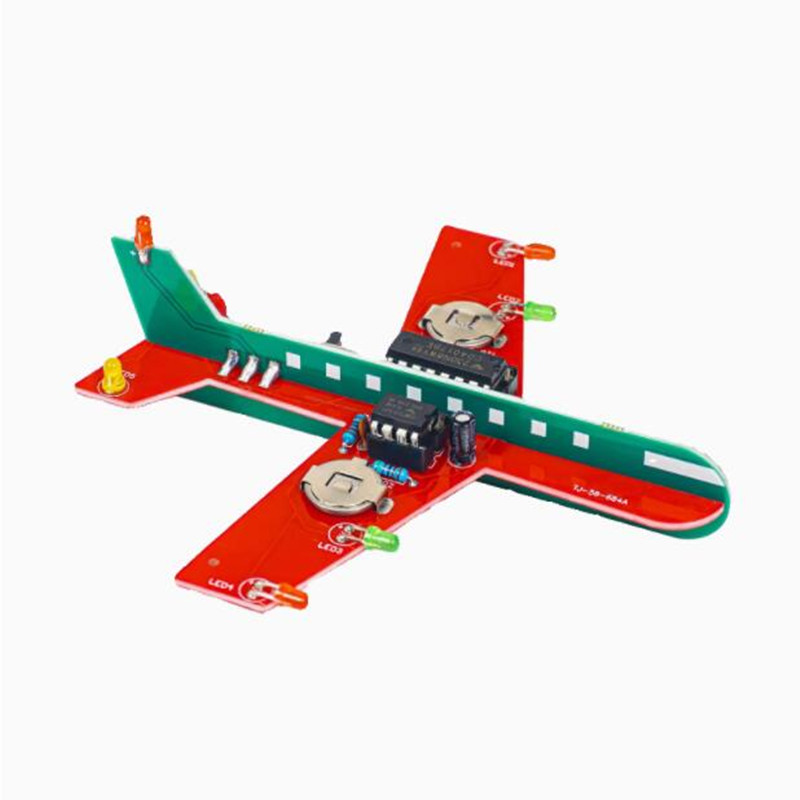 LED点滅付きDIY飛行機電子キット、シミュレーション航空機 - Diy Electronics Projects For Students のレビューと価格