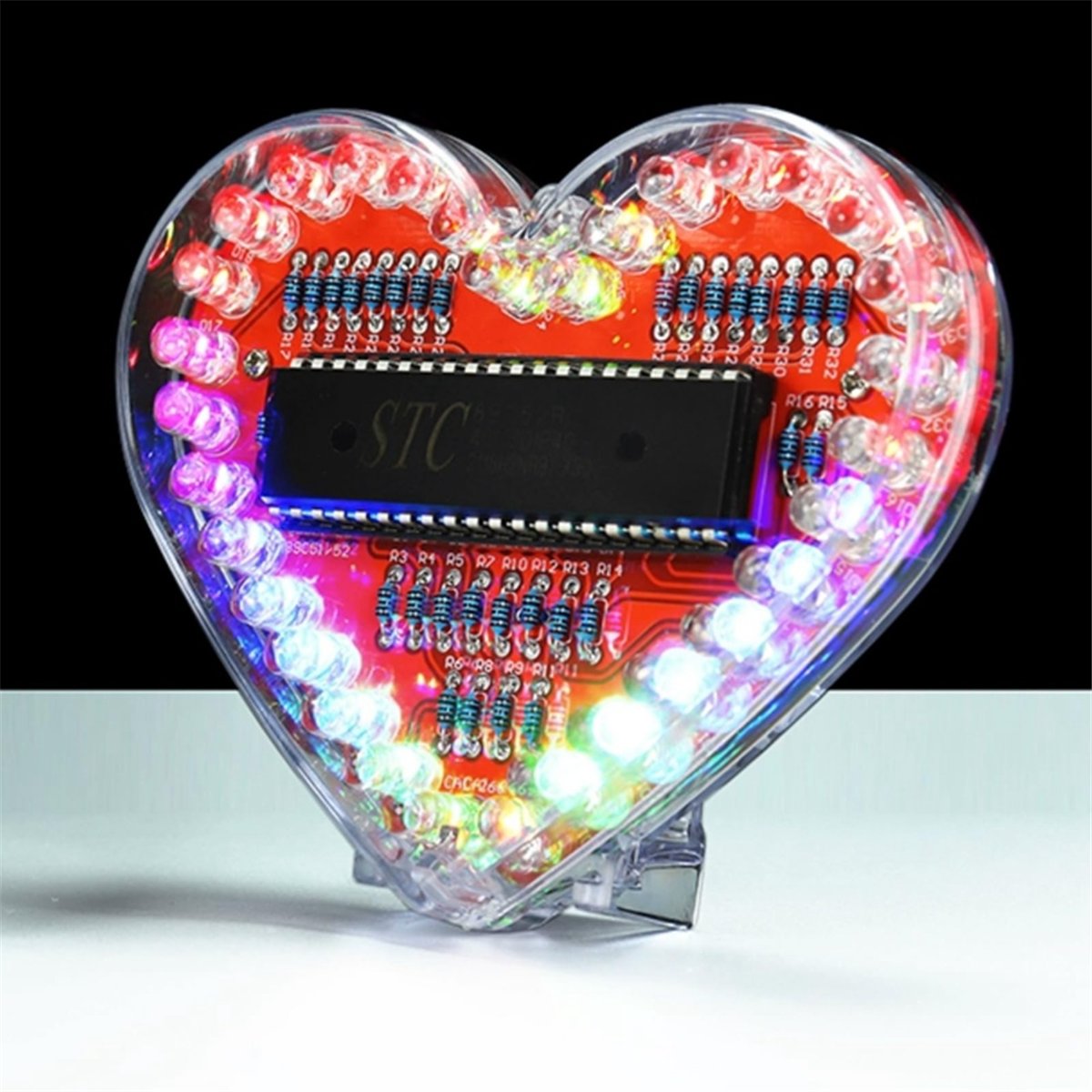 DT262/はんだ付け練習キット、ハート型LEDライトはんだ - Diy Electronics Projects For Beginners のレビューと価格