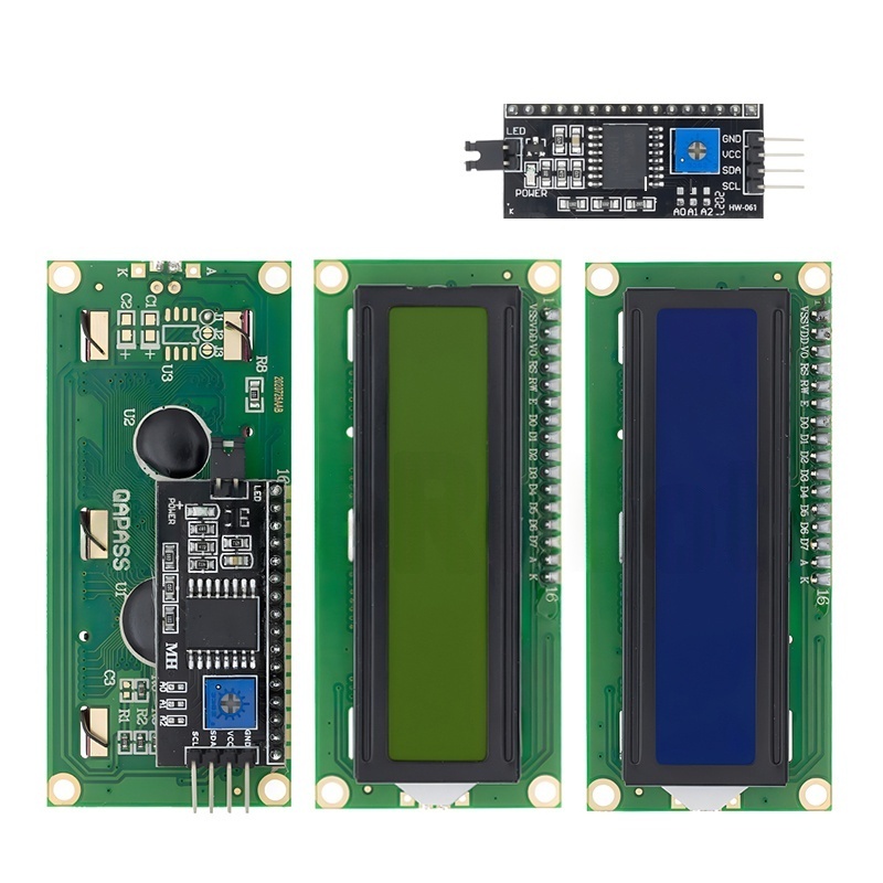 LCD 1602 2004モジュール ブルーグリーン画面 A - I2C Lcd Display のレビューと価格
