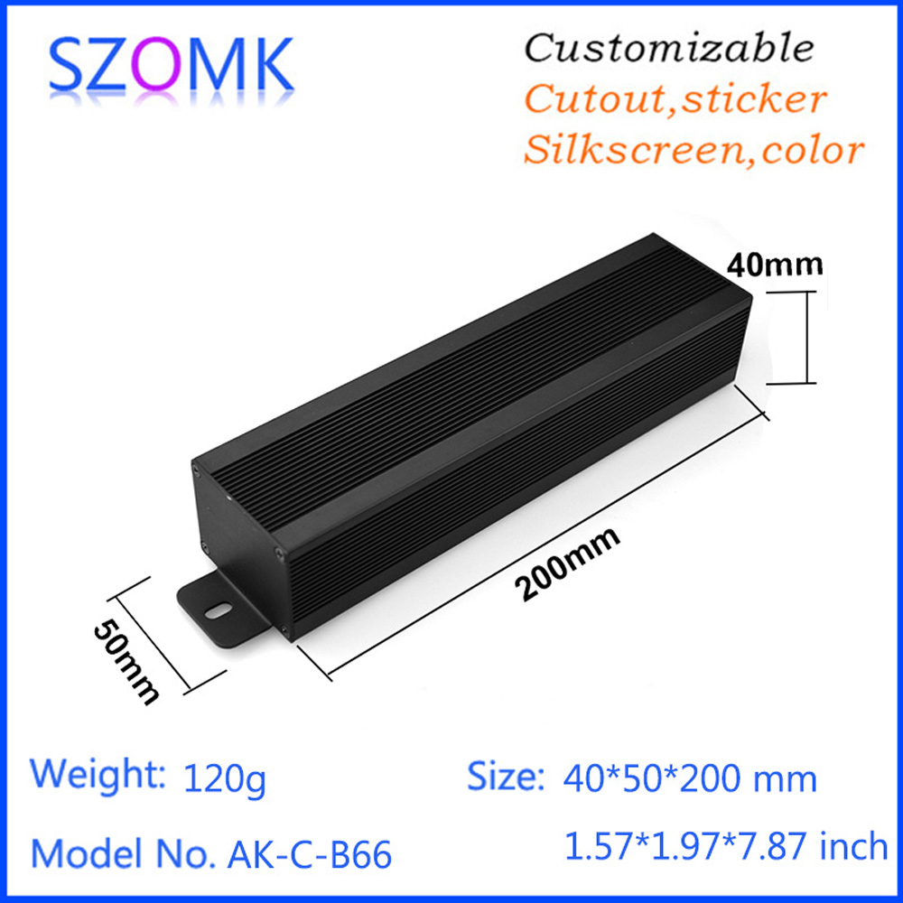 1 ピース 40*50*200 ミリメートルアルミボックスエ - Diy Box Electronics Mall のレビューと価格