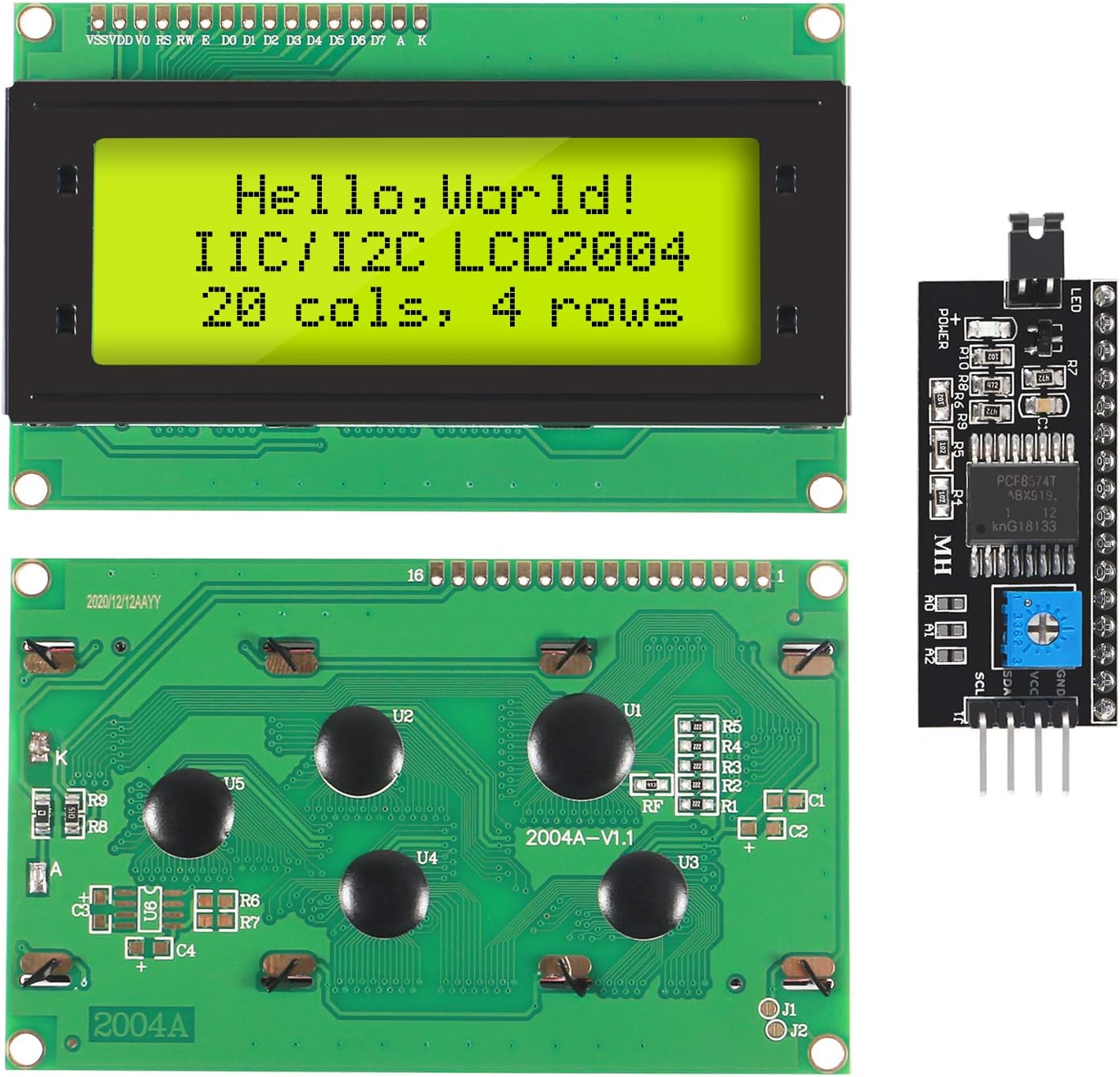 ブルーバックライトモジュール,インターフェイスアダプター付き - I2C Lcd Display のレビューと価格