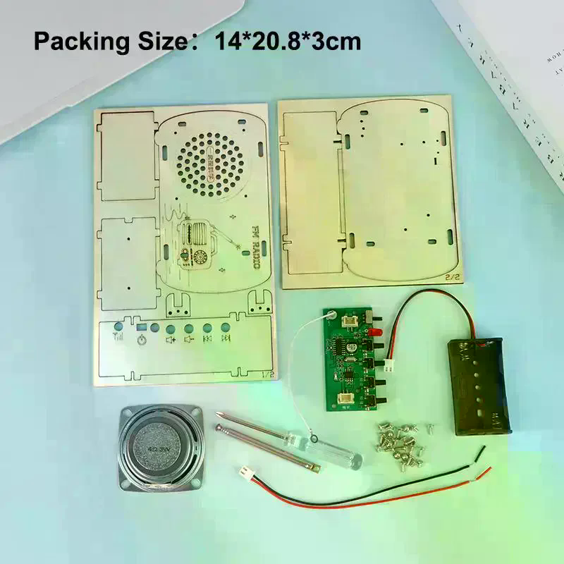 /Cna/DIY 木製 FM ラジオキット ヴィンテージ組み - Diy Electronics Projects For Students のレビューと価格