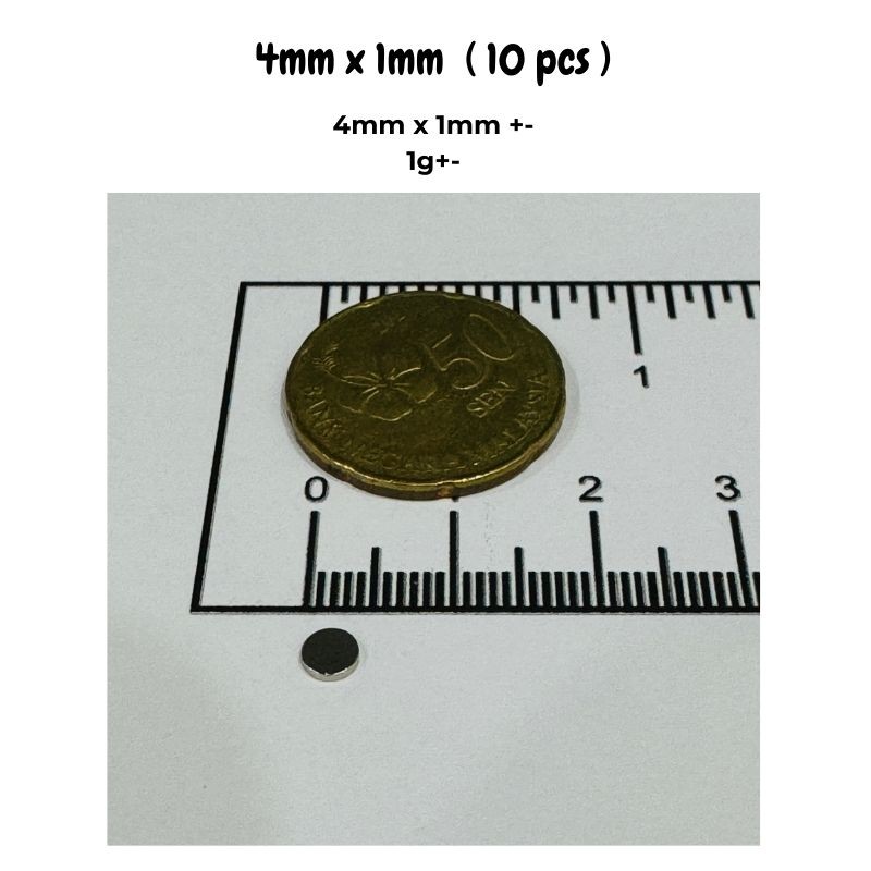 20/50個 4x1mm & 5x2mm マグネット 超薄型 - Diy Elektronik のレビューと価格