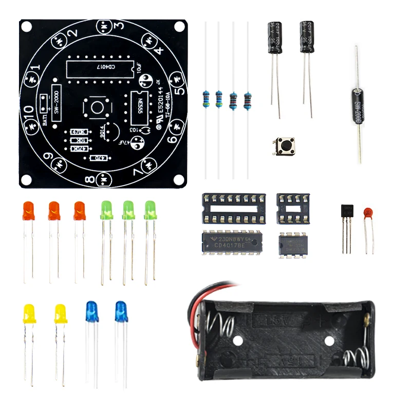 電子ラッキーホイールDIYキット - PCB回路基板のはんだ - Diy Electronics Projects For Beginners のレビューと価格