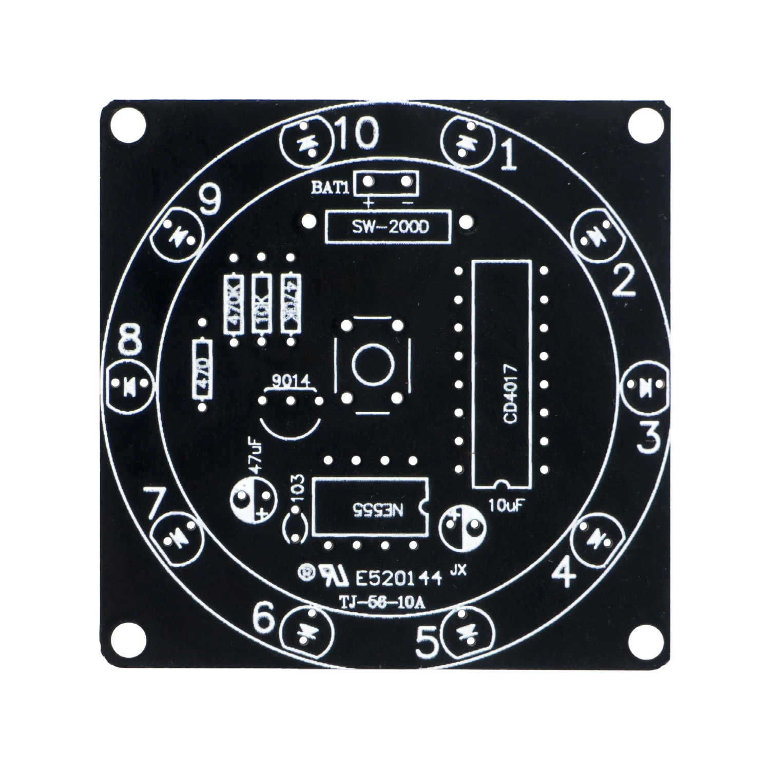 電子ラッキーホイールDIYキット - PCB回路基板のはんだ - Diy Electronics Projects For Beginners のレビューと価格