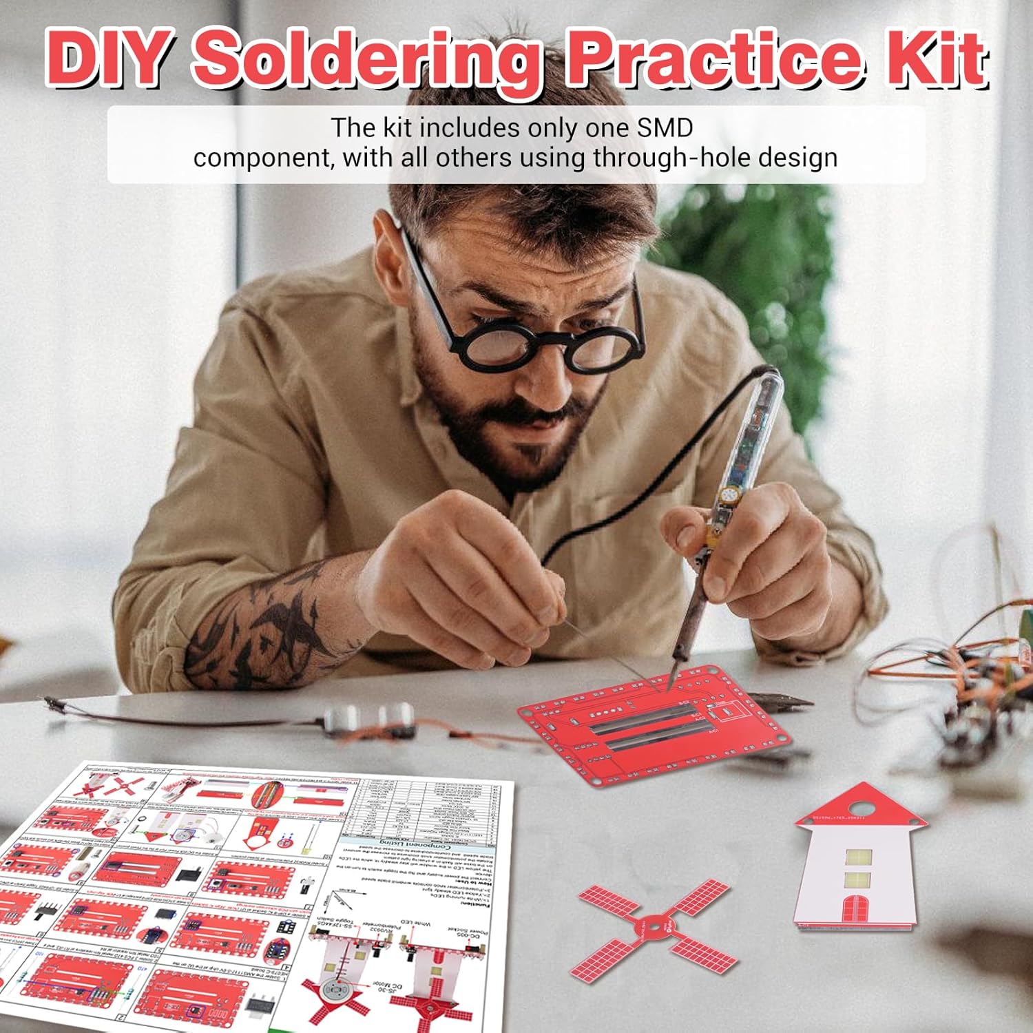 DIY 風車はんだ付け練習キット LED 点滅ライト付き電子 - Diy Electronics Projects For Beginners のレビューと価格